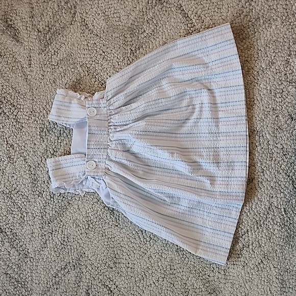 Vintage Baby Girl Seersucker Dress - Picture 4 of 6